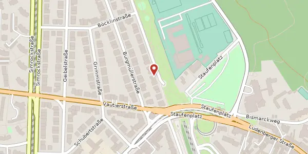 Karte der Umgebung von Gutenbergstr. 61, 40235 Düsseldorf