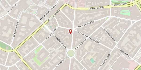 Karte der Umgebung von Reichenbachstr. 10, 80469 München