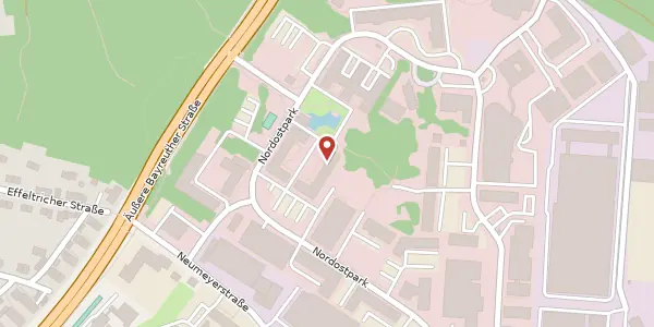 Karte der Umgebung von Nordostpark 7-9, 90411 Nürnberg