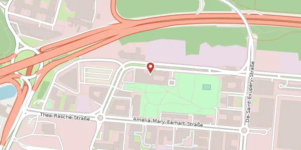 Karte der Umgebung von Bessie-Coleman-Str. 7, 60549 Frankfurt