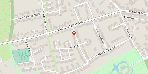 Karte der Umgebung von Dachsstr. 32, 47800 Krefeld