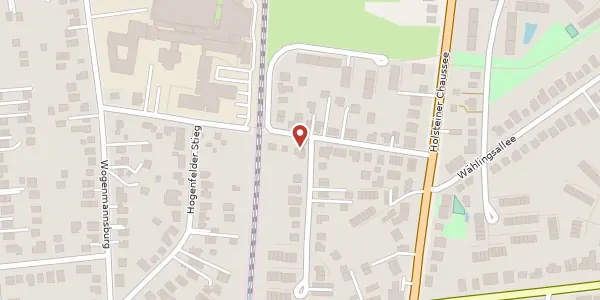 Karte der Umgebung von Hogenfelder Straße 11, 22457 Hamburg