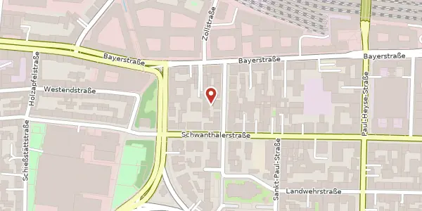 Karte der Umgebung von Hermann-Lingg-Str. 10, 80336 München