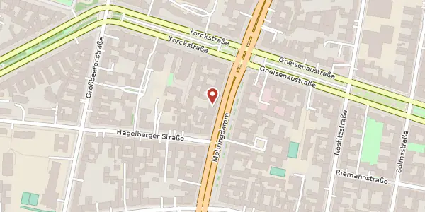 Karte der Umgebung von Mehringdamm 50, 10961 Berlin