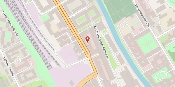 Karte der Umgebung von Heidestraße 9, 10557 Berlin