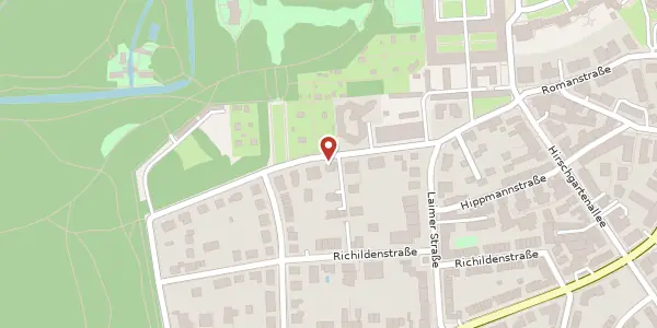 Karte der Umgebung von Zuccalistr. 19 a, 80639 München