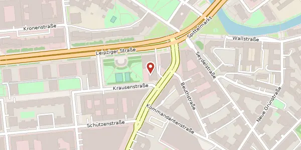 Karte der Umgebung von Leipziger Straße 49, 10117 Berlin