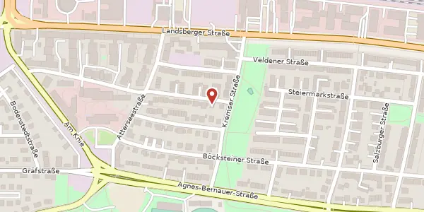 Karte der Umgebung von Fritz-Berne-Str. 3, 81241 München