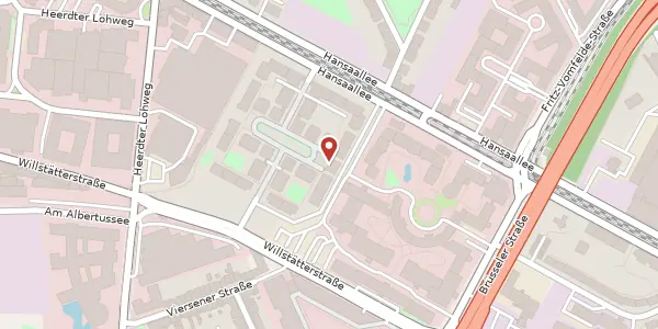 Karte der Umgebung von Heinrich-Heine-Gärten 12, 40549 Düsseldorf