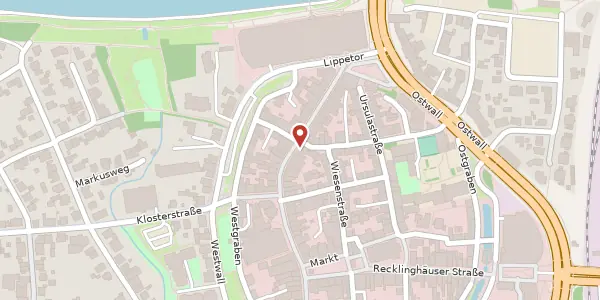 Karte der Umgebung von Lippestr. 32, 46282 Dorsten