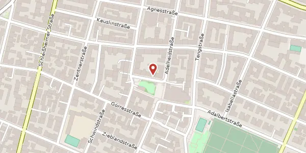 Karte der Umgebung von Josephsplatz 8, 80798 München