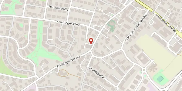 Karte der Umgebung von Gautinger Str. 26b, 82061 Neuried