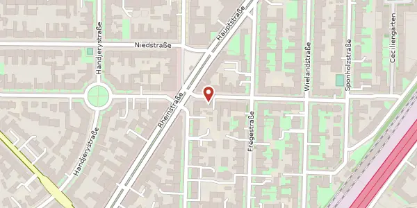 Karte der Umgebung von Hedwigstraße 1, 12159 Berlin