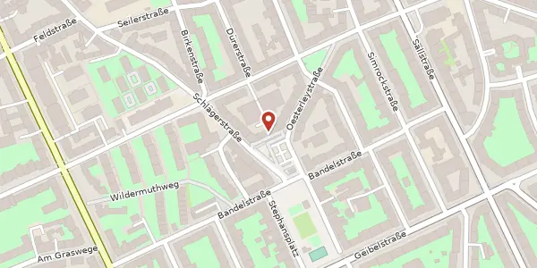 Karte der Umgebung von Oesterleystraße 7, 30171 Hannover