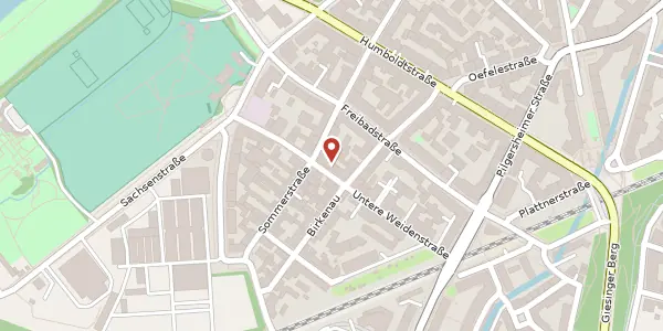 Karte der Umgebung von Untere Weidenstr. 13, 81543 München