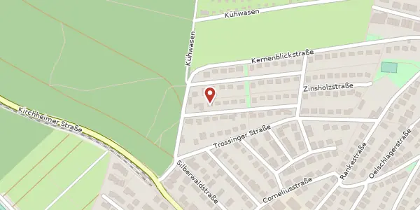 Karte der Umgebung von Wellingstraße 22, 70619 Stuttgart