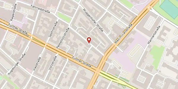 Karte der Umgebung von Fahrradstr. 11, 90429 Nürnberg