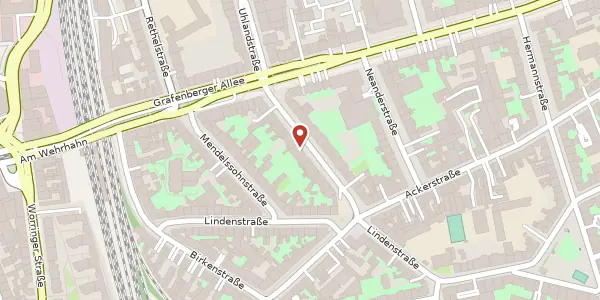 Karte der Umgebung von Beethovenstr. 19, 40233 Düsseldorf