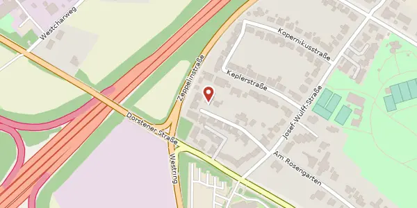 Karte der Umgebung von Newtonweg 26, 45657 Recklinghausen