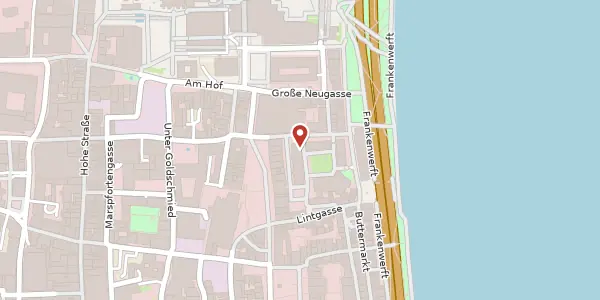 Karte der Umgebung von An Groß St. Martin 6, 50667 Köln