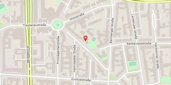 Karte der Umgebung von Aschaffenburger Straße 23, 10779 Berlin