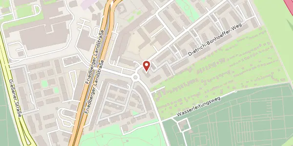 Karte der Umgebung von Dietrich-Bonhoeffer-Weg 8, 60389 Frankfurt
