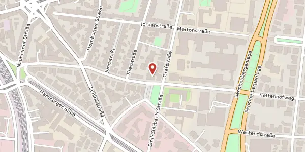 Karte der Umgebung von Robert-Mayer-Str. 20, 60486 Frankfurt