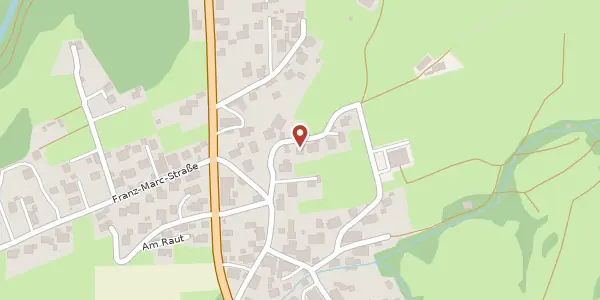 Karte der Umgebung von Oberfeldweg 12, 82431 Kochel