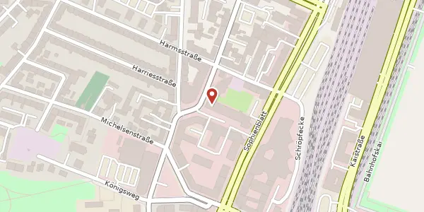 Karte der Umgebung von c/o Steuerberaterkammer, Hopfenstraße 2 d, 24114 Kiel