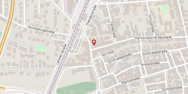 Karte der Umgebung von Hannoversche Neustadt 54, 31303 Burgdorf