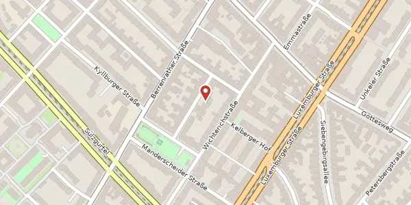 Karte der Umgebung von Dauner Str. 7, 50937 Köln