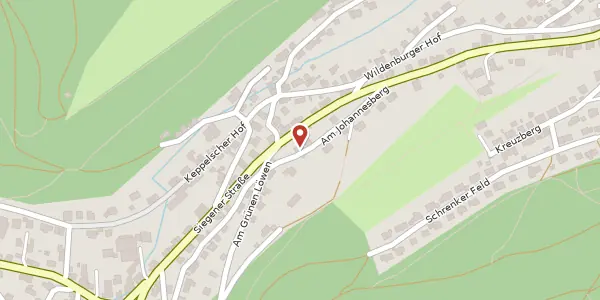 Karte der Umgebung von Am Johannesberg 29, 57080 Siegen