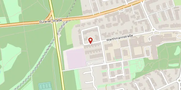 Karte der Umgebung von Werthmannstr. 3f, 50935 Köln