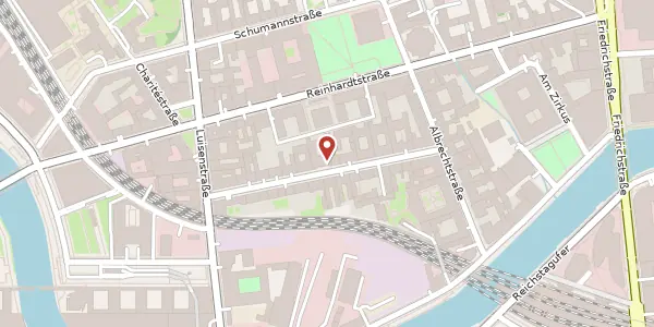 Karte der Umgebung von Marienstraße 25, 10117 Berlin