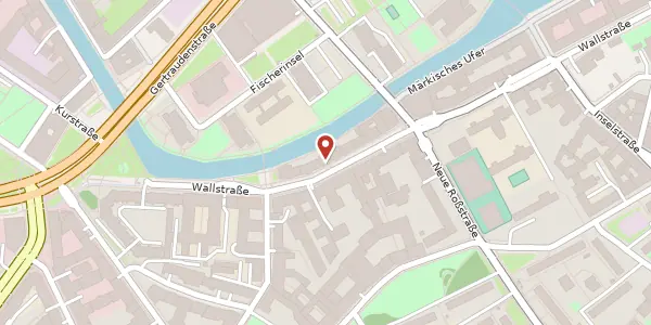 Karte der Umgebung von Wallstraße 88a, 10179 Berlin