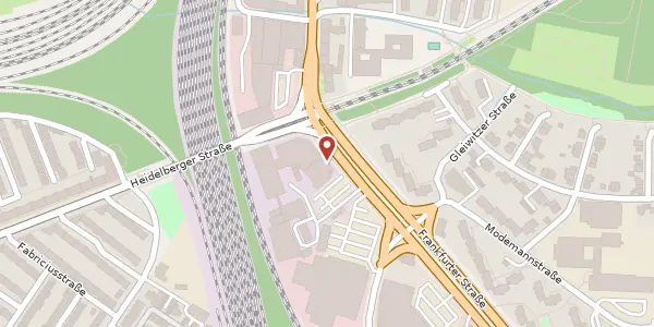 Karte der Umgebung von Frankfurter Str. 142-190, 51065 Köln