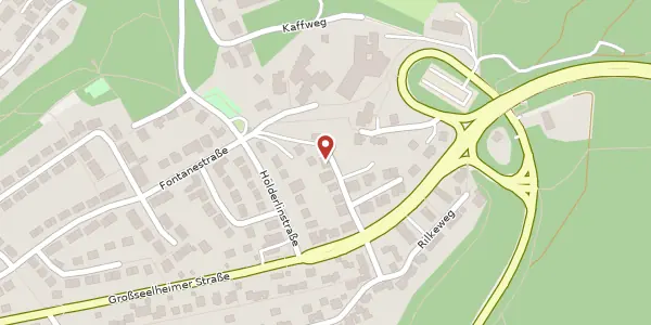 Karte der Umgebung von Gustav-Freytag-Straße 12, 35039 Marburg