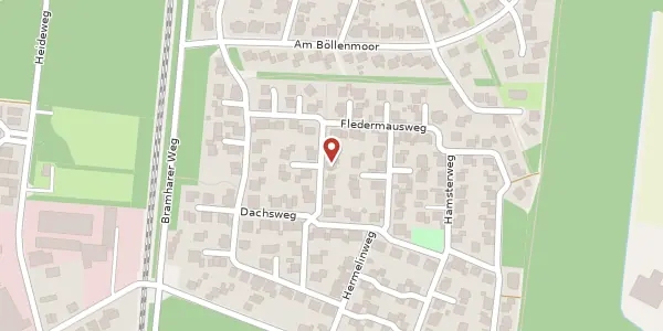 Karte der Umgebung von Eichhörnchenweg 5, 49716 Meppen