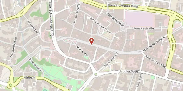 Karte der Umgebung von Wermingserstr. 12, 58636 Iserlohn