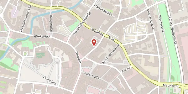 Karte der Umgebung von Alter Fischmarkt 8, 48143 Münster