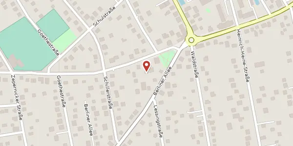 Karte der Umgebung von Schönerlinder Straße 6 a, 16321 Bernau
