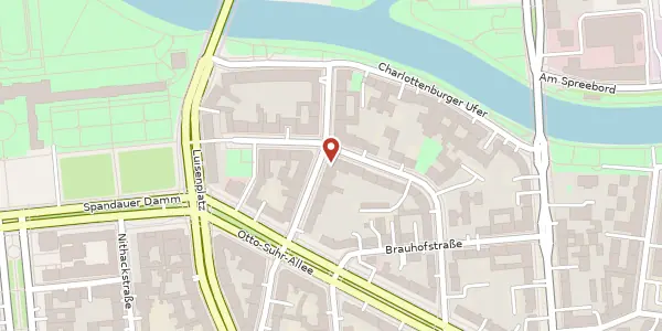 Karte der Umgebung von Lohmeyerstraße 12, 10587 Berlin