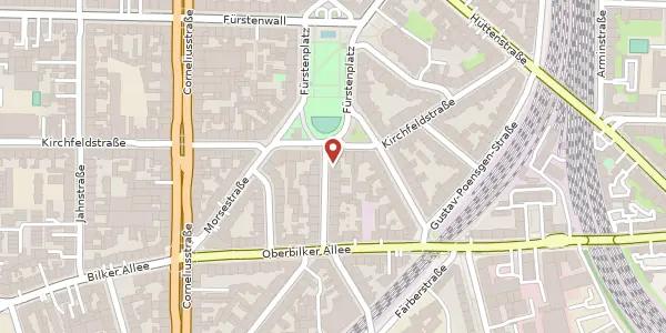 Karte der Umgebung von Philipp-Reis-Str. 4, 40215 Düsseldorf