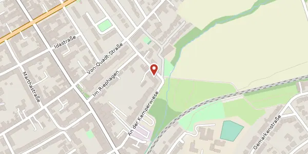 Karte der Umgebung von Wiesenstr. 14, 51069 Köln