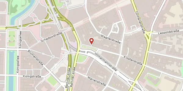 Karte der Umgebung von Klosterstr. 22, 40211 Düsseldorf