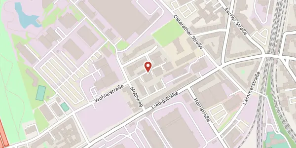 Karte der Umgebung von Methweg 4b, 50823 Köln