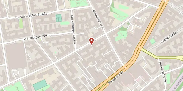 Karte der Umgebung von Belziger Straße 25, 10823 Berlin