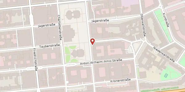 Karte der Umgebung von Markgrafenstraße 36, 10117 Berlin