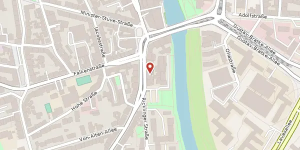 Karte der Umgebung von Deisterstraße 15, 30449 Hannover