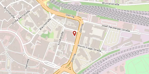 Karte der Umgebung von Ostring 28, 44787 Bochum